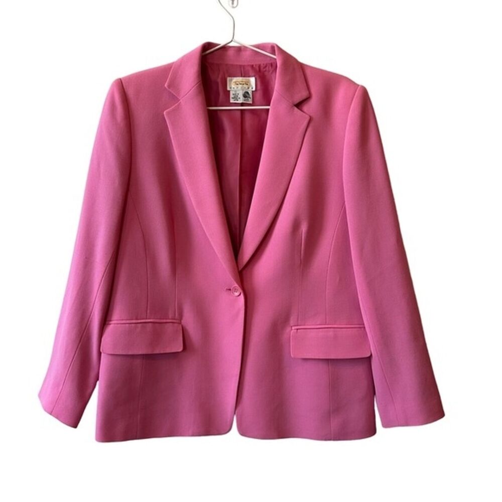 Vintage Talbots Pink Wool Blazer size 10